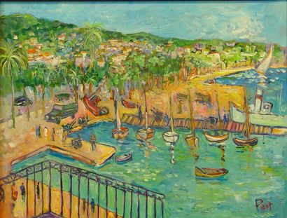 null 77- Jean-Claude PICOT

''Le port de Cannes''

Huile sur toile

50 x 67 cm
