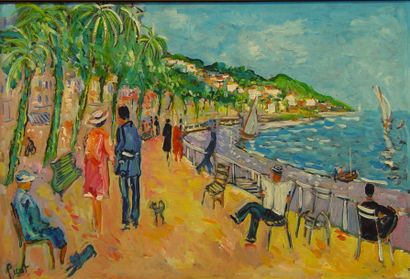 null 79- Jean-Claude PICOT

''La promenade des Anglais''

Huile sur toile

38 x 56...