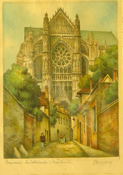 null 97- BARDAY

''Beauvais - La cathédrale''

Gravure