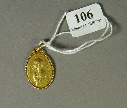 null 106- Médaille de baptême en or

Pds : 3,15 g
