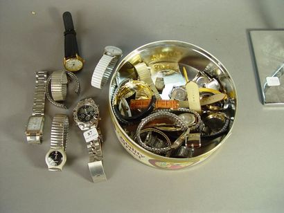 null 87- Collection de montres diverses, chronographes, ...