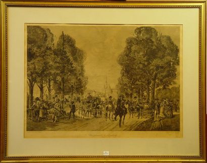 null 1- ''Une promenade à Longchamp''

Gravure

64 x 81 cm (avec le cadre)