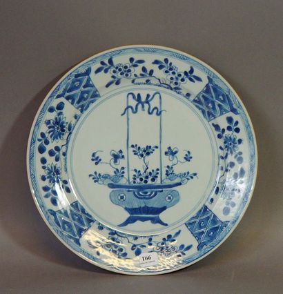 null 166- Plat en porcelaine bleue et blanche

Diamètre : 28 cm