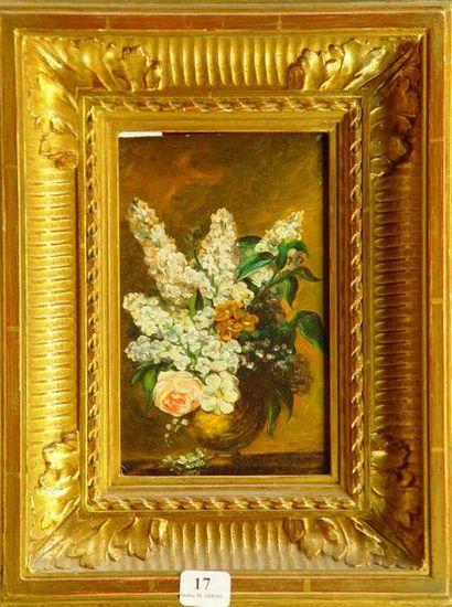 null 17- Ecole Française

''Vase de fleurs''

Huile sur panneau

16 x 11 cm