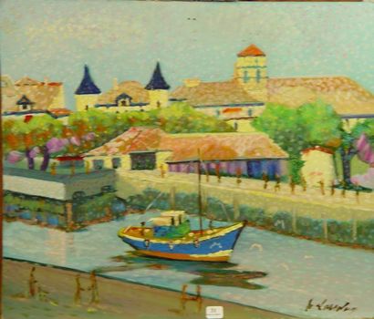 null 31- Pierre LASSALE

''St Jean de Luz''

Huile sur isorel

43 x 51 cm