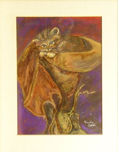 null 39- Yolanda DURAN

''Le chat''

Pastel signé en bas à droite

27 x 19 cm