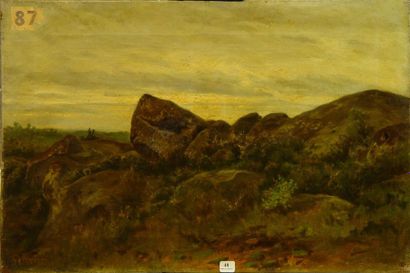 null 48- Auguste SCHENCK

''Paysage''

Huile sur toile signée en bas à droite

40...