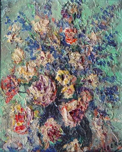 null 65- JOBERG

''Fleurs''

Huile sur toile signée en bas à droite

25 x 22 cm