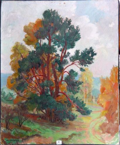 null 83- Maurice EHLINGER

''Vieil arbre - Forêt de Rambouillet''

Huile sur toile...