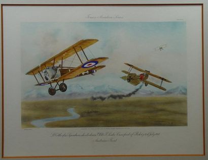 null "FORES'S Aviation Séries" Une gravure anglaise