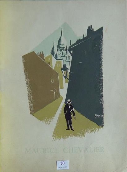 CHEVALIER Maurice "Programme" Théâtre variétés 1950-1951