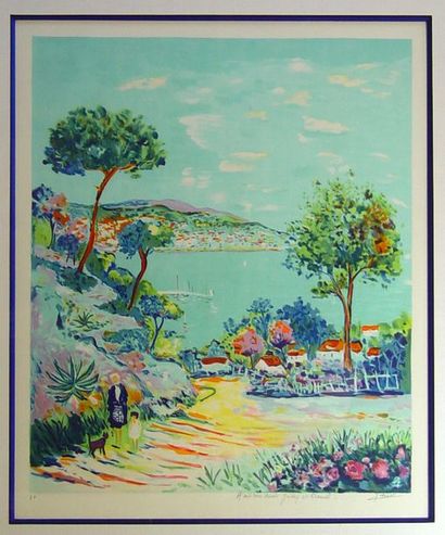 null 38- Jean-Claude PICOT

''Paysage de Provence''

Lithographie E.A. dédicacée

58...
