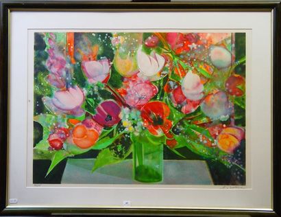 null 49- HILAIRE

''Vase de fleurs''

Lithographie n° 94/175