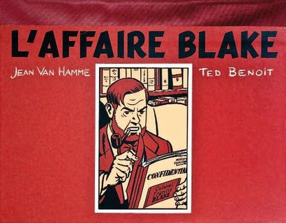 BENOIT. Ted «L'Affaire Blake». Portfolio de 12 planches. Editions Blake et Mortimer...