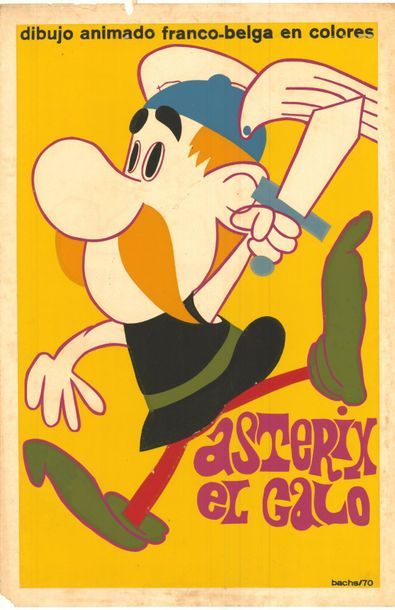 null ASTERIX EL GALO/ASTERIX LE GAULOIS
Ray Goossens. 1967. Bachs. 50 x 75 cm. Affiche...
