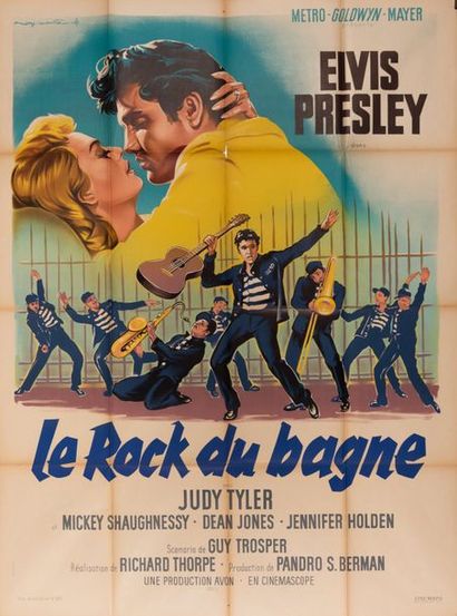 null LE ROCK DU BAGNE/JAILHOUSE ROCK
Richard Thorpe. 1957 Roger Soubie 120 x 160...
