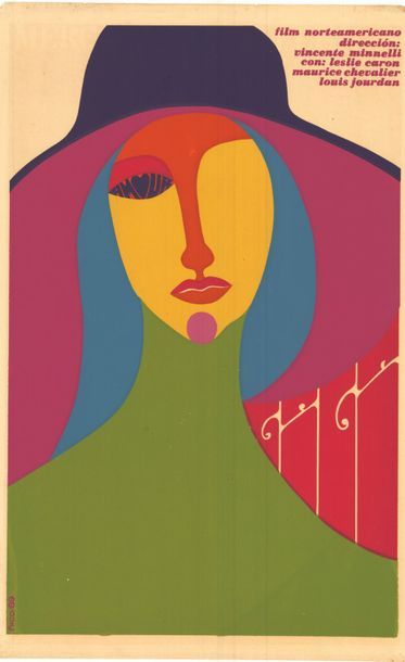 null GIGI
Vincente Minnelli. 1958. Nico. 50 x 75 cm. Affiche cubaine. 1969. Sans...