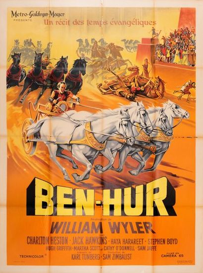 null BEN-HUR
William Wyler. 1959. Roger Soubie. 120 x 160 cm. Affiche française....