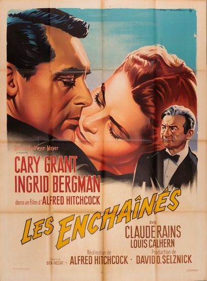 null LES ENCHAINES/NOTORIOUS
Alfred Hitchcock. 1946. Roger Soubie. 120 x 160 cm....