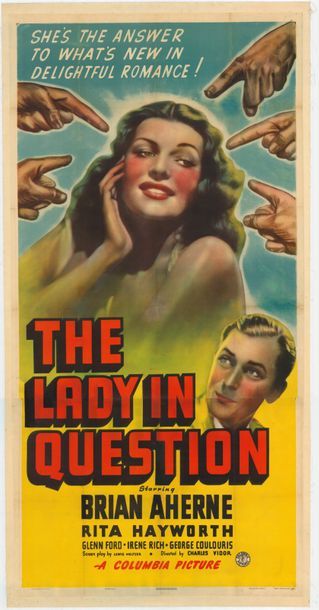 null THE LADY IN QUESTION
Charles Vidor. 1940. 105 x 205 cm. (3 Sheet). Entoilée....
