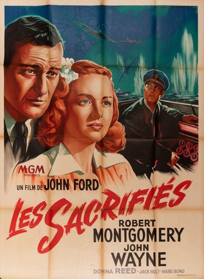 null LES SACRIFIES/THEY WERE EXPENDABLE John Ford. 1945. Roger Soubie. 120 x 160...