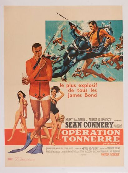 null OPÉRATION TONNERRE/THUNDERBALL
Terence Young. 1965. Non signée (attribuée à...