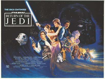 null RETURN OF THE JEDI
Richard Marquand. 1983. Non signée. 100 x 70 cm. Roulée....