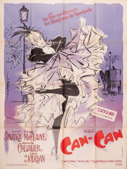 null CAN-CAN
Walter Lang. 1960. J. Hodjes. 120 x 160 cm. Affiche française. Imp....