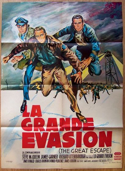 null LA GRANDE EVASION/THE GREAT ESCAPE
John Sturges. 1963 Gilbert Allard 60 x 80...