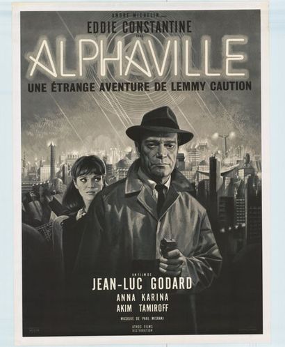 null ALPHAVILLE
Jean Luc Godard. 1965. Jean Mascii. 120 x 160 cm. Affiche française...