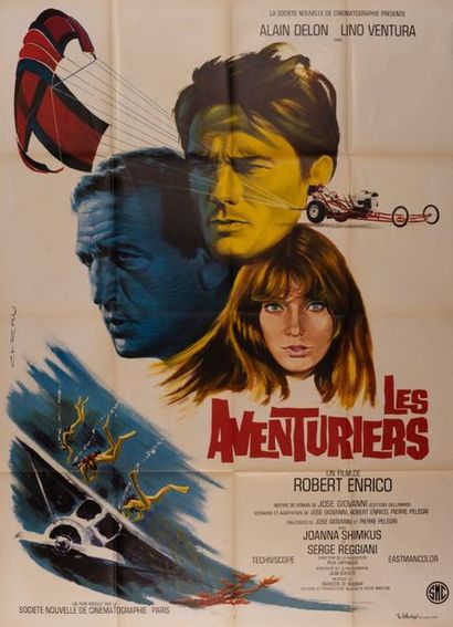 null LES AVENTURIERS
Robert Enrico. 1967. Charles Rau. 120 x 160 cm. Affiche française....