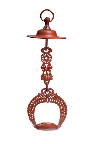 JAPON - Epoque MEIJI (1868 - 1912) 
Paire de chandeliers suspendus, formés d'éléments...