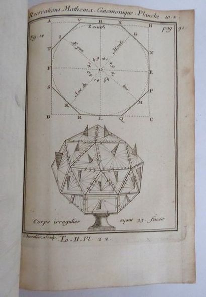 OZANAM. Récréations mathématiques et physiques... A Paris, chez C. A. Jombert, 1735....