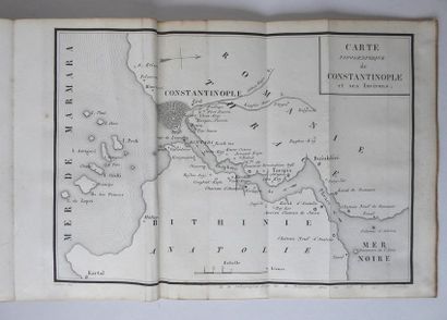 ROTTIERS. Itinéraire de Tiflis à Constantinople. Bruxelles, H. Tarlier, 1829. in-8,...
