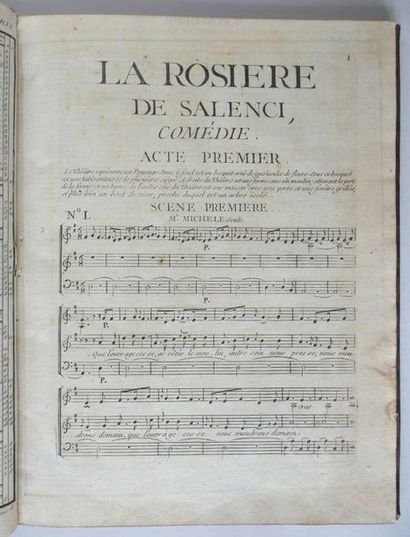 FAVART. La Rosière de Salenci. A Lyon, M. Castaud, M. Serrierres, sans date [1770]....