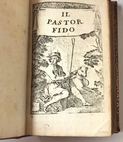 GUARINI. Battista. Il Pastor Fido... In Amsterdam, nella stamperla del S. D. Elsevier,...