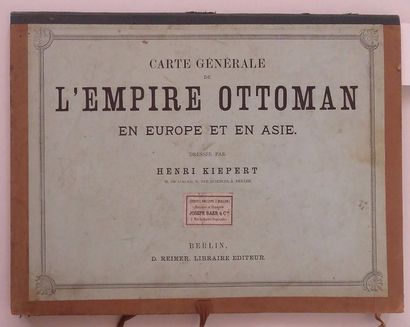 KIEPERT. Heinrich. Carte générale de l'Empire Ottoman en Europe et en Asie. Berlin,...