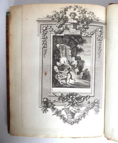 LONGUS. Les amours pastorales de Daphnis et Chloé. Londres. 1779. 1 volume in-8,...