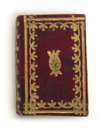 null Les jeux de l'amour. Paris. 1820. (19 x 27 mm). 1 volume, maroquin rouge de...