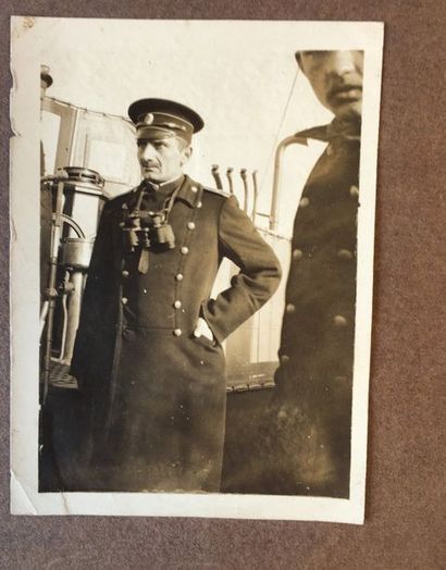 Alexandre Vassilievitch Koltchak (1874-1920) Photographie de l'amiral à bord d'un...