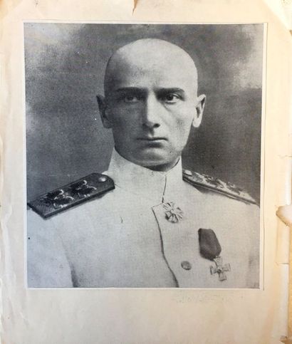 Alexandre Vassilievitch Koltchak (1874-1920) Photo carte postale représentant l'amiral...