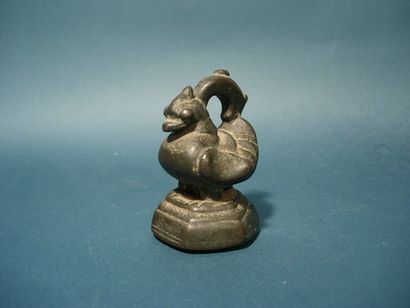 null BIRMANIE - LAOS - THAILANDE Poids à opium. En bronze. Birmanie, XVIIIe s. H...