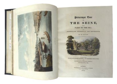 SAUVAN Picturesque tour of the Seine, from Paris to the sea. London, Ackermann, 1821....