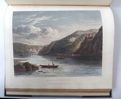 SAUVAN Picturesque tour of the Rhine, from Metz to Cologne. London, Ackermann, 1820....