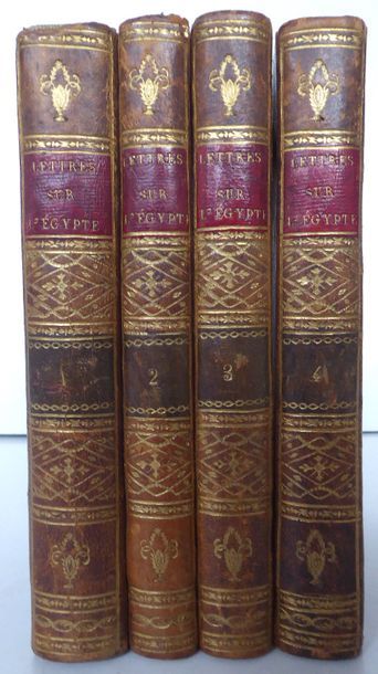 SAVARY (Claude) Letters about Egypt. 3 flights. - Letters about Greece. 1 vol. -...