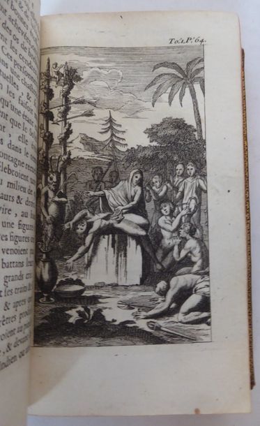 SOLIS History of the conquest of Mexico. Paris, la Compagnie de libraires, 1730....