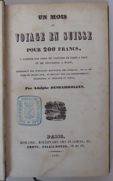 SPON Histoire de la ville et de l'état de Genève. Lyon, Thomas Amaulry, 1680. 2 vol....