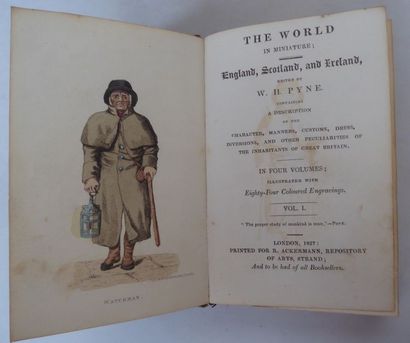null WORLD (The) IN MINIATURE. - Set of 3 books in 10 vol. in-16.
- PYNE. England,...