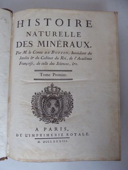 BUFFON General and particular natural history. Paris, Imprimerie royale, 1774-1804....