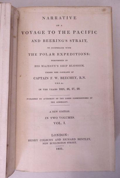 BEECHEY Narrative of the voyage to the Pacific and Beering's strait, to cooperate...